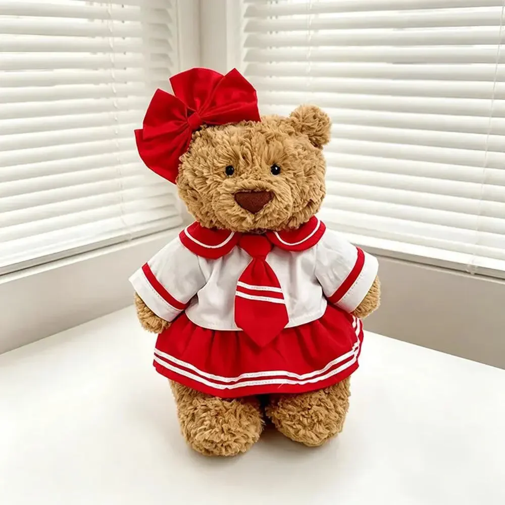 Red Tie Sailor Dress for Bartholomew Bear Plush – 10 Inch [JC-128-10IN]
